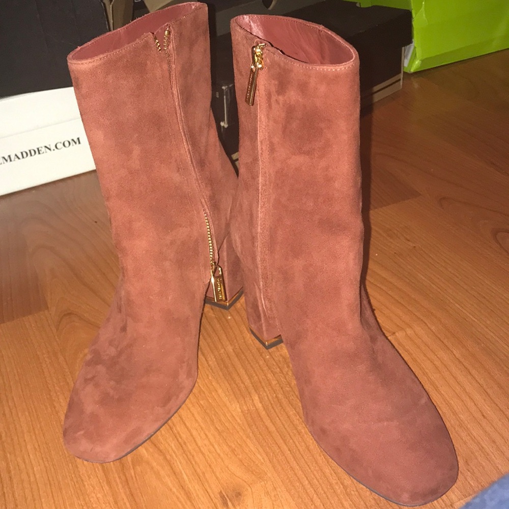 Red Michael Kors Ankle Boots